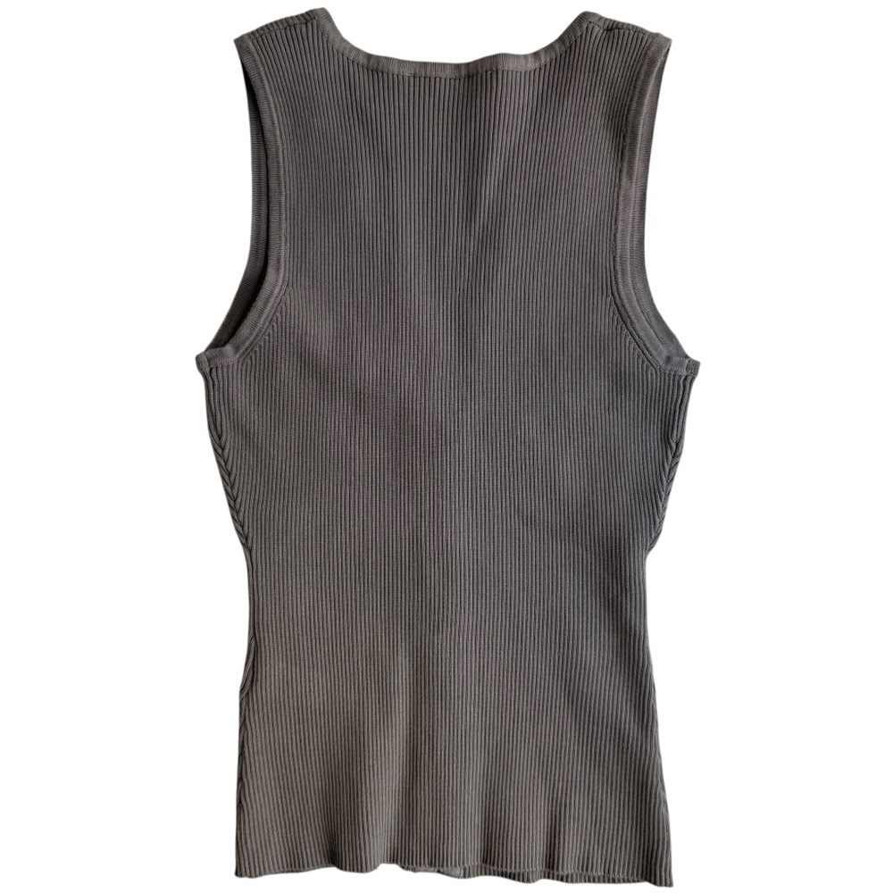 Zara Sleeveless Ribbed Top M - Picture 3 of 4